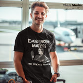 Uw stem doet er toe Verkiezingsbeleid Wit gedrukt T-shirt