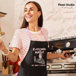 Uw stem doet er toe Verkiezingspolitiek Roze gedru Schort