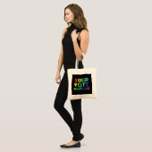" uw stem is belangrijk " canvas tas van de voorst (Voorkant (model))