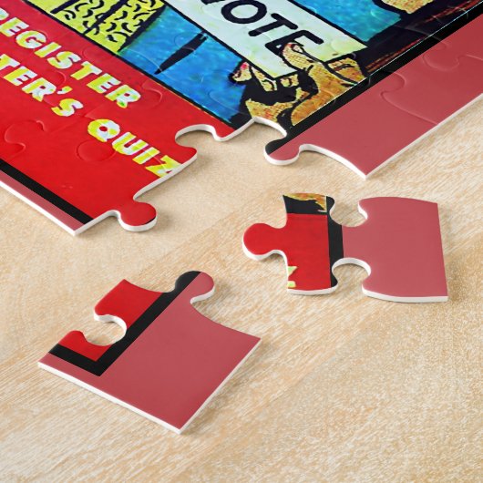 Uw stem is essentieel! legpuzzel (Zijkant)