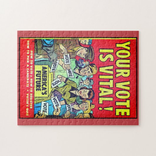 Uw stem is essentieel! legpuzzel (Horizontaal)