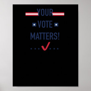 Uw stem is Sticker 2 Poster