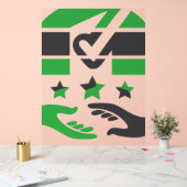 Uw stem is uw stem acryl bord (Huwelijk)