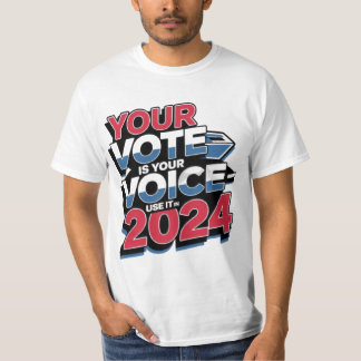 Uw stem is uw stem - Gebruik het in 2024 Patriotti T-shirt