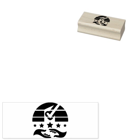 Uw stem is uw stem rubberstempel (Gestempeld)