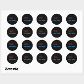 Uw stem S – Empowering Statement Design - 3 KOL Ronde Sticker (Vel)