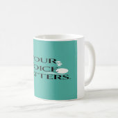 Uw stem telt optie 2 koffiemok (Voorkant rechts)