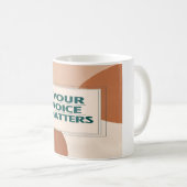 Uw stem telt optie 3 koffiemok (Voorkant rechts)