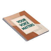 Uw stem telt optie 3 notitieboek (Rechterzijde)