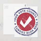 uw stembiljetten briefkaart (Voorkant / Achterkant)