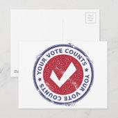 uw stembiljetten briefkaart (Voorkant / Achterkant)