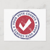 uw stembiljetten briefkaart (Voorkant)