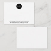 Uw Stijlcirkel (type Afbeelding) Notitiekaartje (Voorkant / Achterkant)