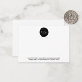 Uw Stijlcirkel (type Afbeelding) Notitiekaartje (Voorkant / Achterkant in situ)