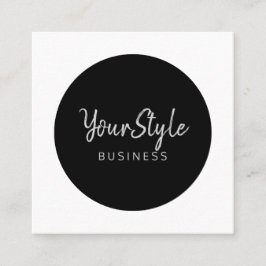Uw Stijlcirkel (type Afbeelding) Vierkante Visitekaartje