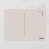 UW STRAND STAD Aangepaste ansichtkaart Briefkaart (Achterkant)
