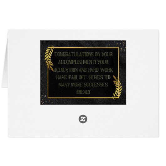 Uw succes vieren (Achterkant Horizontaal)