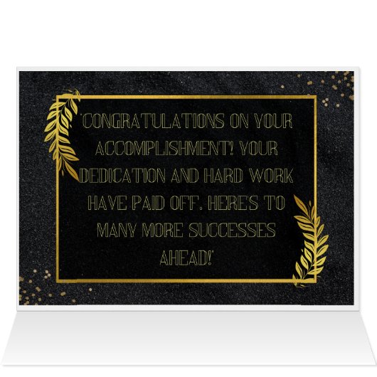 Uw succes vieren (Binnen Horizontaal (Boven))