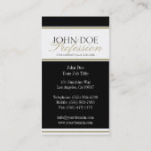 Uw taakTitel Gold-script Visitekaartje (Achterkant)