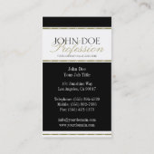 Uw taakTitel Gold-script Visitekaartje (Achterkant)