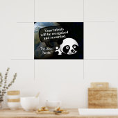 Uw talent zal worden erkend en beloond poster (Keuken)