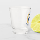 Uw tas of familienaam Anchor Gold Style Laurel Shot Glas (Links)