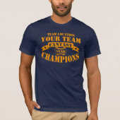 UW TEAM FANTASY BASEBALL CHAMPS T-SHIRT (Voorkant)