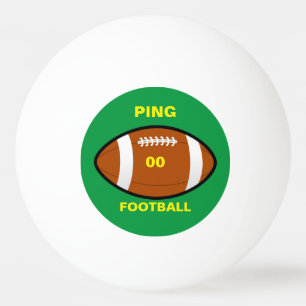 Uw Team Football Ping Pong Ball