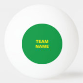 Uw Team Football Ping Pong Ball (Achterkant)