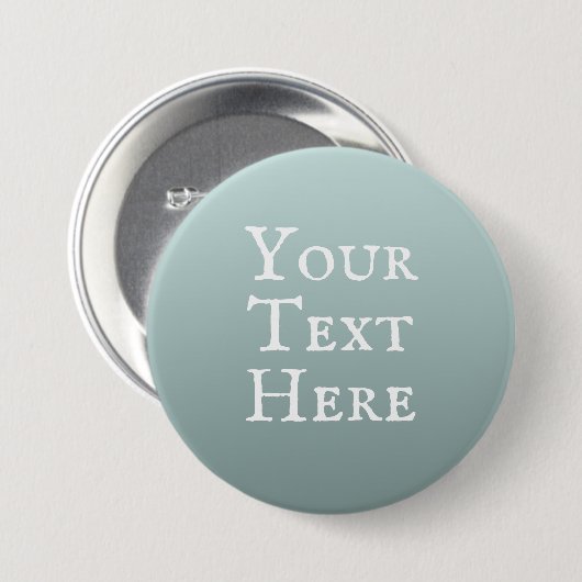 "Uw tekst hier" Aangepaste knop Ronde Button 7,6 Cm (Voorkant /achterkant)