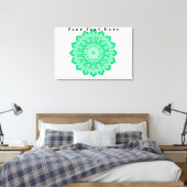 Uw tekst hier Aangepaste kunst opgespannen canvasp Canvas Afdruk (Insitu (Slaapkamer))