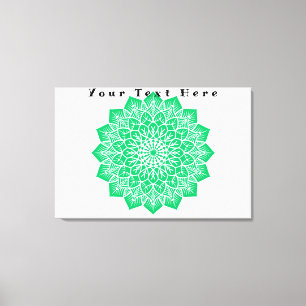 Uw tekst hier Aangepaste kunst opgespannen canvasp Canvas Afdruk