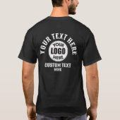 UW TEKST HIER T-SHIRT (Achterkant)