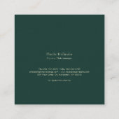 Uw tennisclub naam Elegante leden Klantenkaartje (Achterkant)