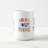 Uw Think Slogan Mok ontwerp (Center)
