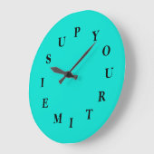 Uw tijd is omhoog Turquots grote klok door Janz (Hoek)