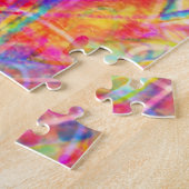 Uw tijd om te schitteren Leuke Harten Bloemen Insp Legpuzzel (Zijkant)