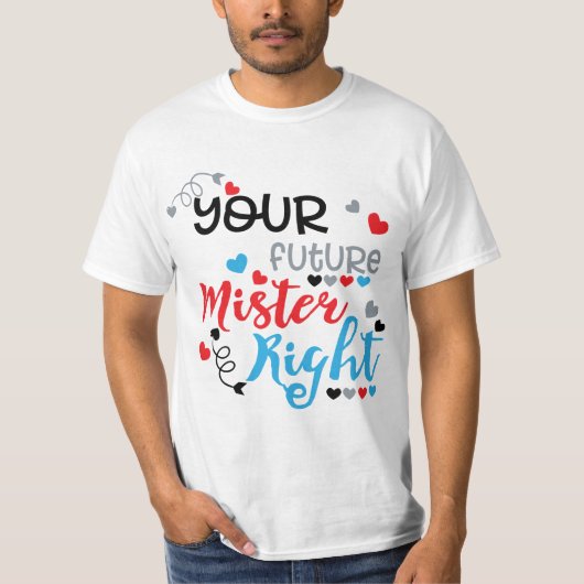 Uw toekomstige meneer rechts T-shirt (Voorkant)