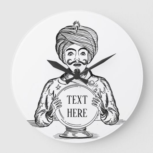 Uw toekomstige "Tekst aanpassen" Grote Klok (Voorkant)