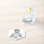 Uw toekomstige "Tekst aanpassen" Kartonnen Onderzetters (Insitu)