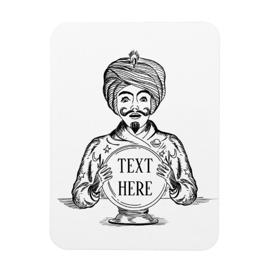 Uw toekomstige "Tekst aanpassen" Magneet (Verticaal)