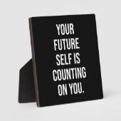 Uw toekomstige zelf rekent op u - Gym, Hustle Fotoplaat (Voorkant)
