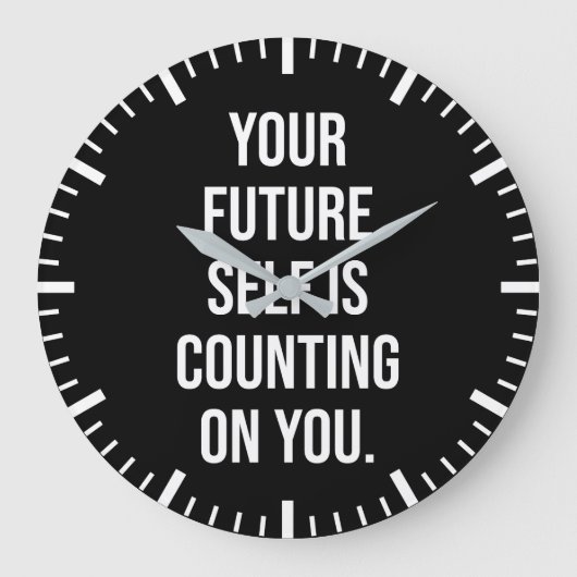 Uw toekomstige zelf rekent op u - Gym, Hustle Grote Klok (Voorkant)