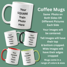 Uw Train Photo Mok 1 of 2 foto's