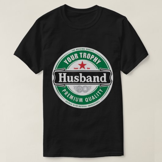Uw Trofee Husband Funny Married Shirt777.png T-shirt (Design voorkant)