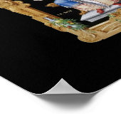 Uw troon wacht op Bathroom Covid 19, Canvas Print (Hoek)