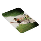 Uw trouwdag foto dank u magneet (Rechterzijde)