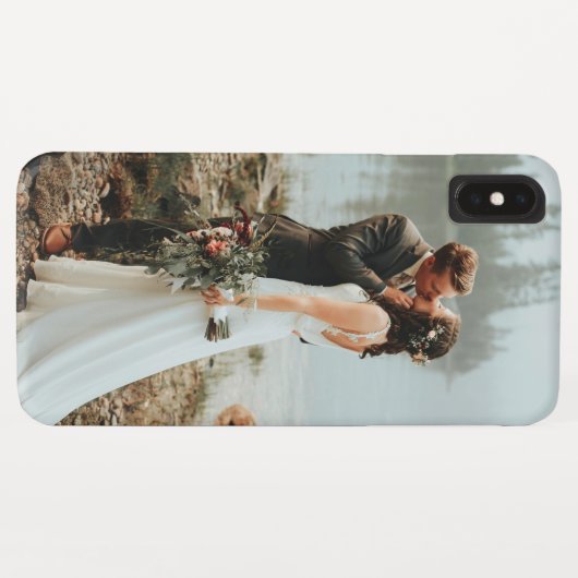 Uw trouwfoto Modern Romantisch Case-Mate iPhone Case (Achterkant (horizontaal))