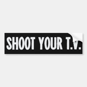 Uw tv-Bumpersticker installeren Bumpersticker