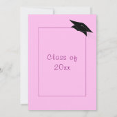 Uw Uitnodiging van de GraduPartij van de Kleuren e (Achterkant)
